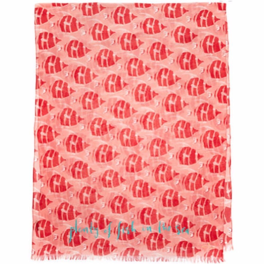 Kate Spade Long Dive Right In Scarf Geranium - Picture 3 of 6